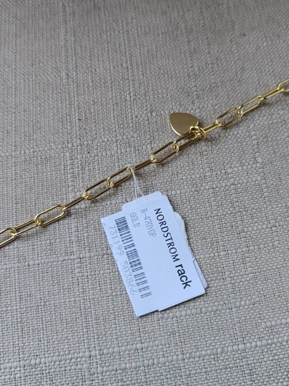 Nordstrom Women Bracelet Gold Tone Fashion Hand Jewelry Wrist Band NWT - Picture 4 of 7